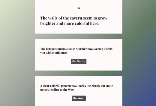 screenshot of labyrinth app